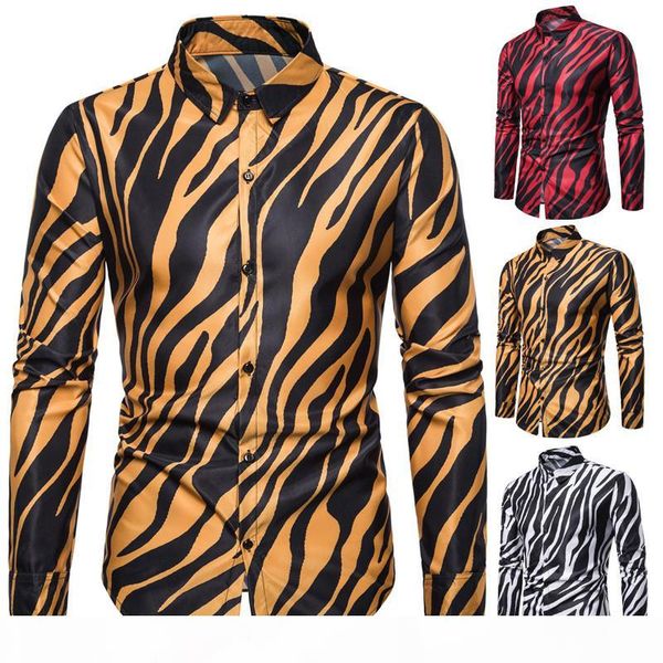 new fashion men shirt men's nightclub personality zebra print long sleeve shirt men costume 3 color ing, White;black
new fashion men shirt men's nightclub personality zebra print long sleeve shirt men costume 3 color ing, White;black