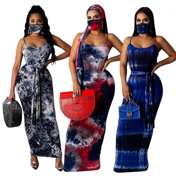 dresses summer famale casual clothes tie dye spaghetti strap dress for women with mask belt pencil, Black;gray
dresses summer famale casual clothes tie dye spaghetti strap dress for women with mask belt pencil, Black;gray
