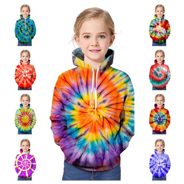 3d tie-dye printed child junior's hoodies colorful gyrate loose long sleeve hooded sweatershirt boys girls casual sports sweatshirts e1, Black
3d tie-dye printed child junior's hoodies colorful gyrate loose long sleeve hooded sweatershirt boys girls casual sports sweatshirts e1, Black