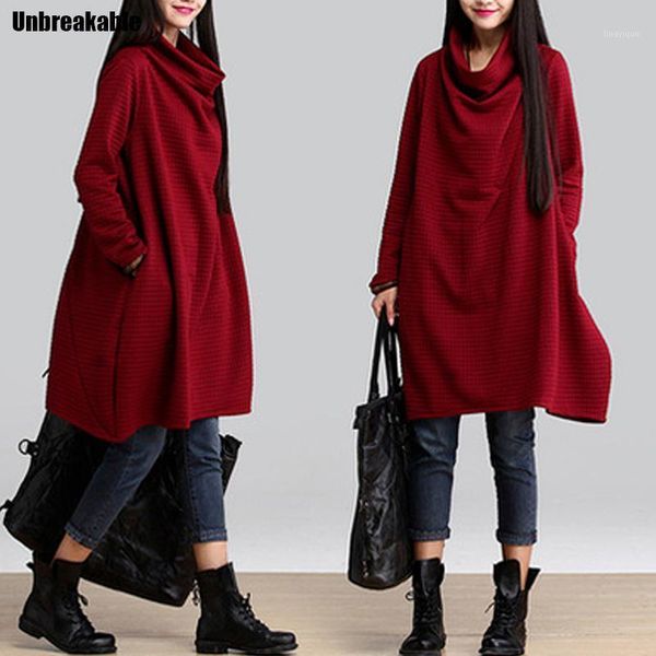 plus size women's dress 2021 autumn vintage turtleneck long sleeve sweatshirt vestidos female casual baggy sundress 4xl1, Black;gray
plus size women's dress 2021 autumn vintage turtleneck long sleeve sweatshirt vestidos female casual baggy sundress 4xl1, Black;gray