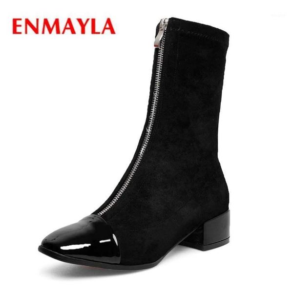 boots enmayla square toe basic zip ankle womens shoes woman women zapatos de mujer size 34-39 zyl16011, Black
boots enmayla square toe basic zip ankle womens shoes woman women zapatos de mujer size 34-39 zyl16011, Black