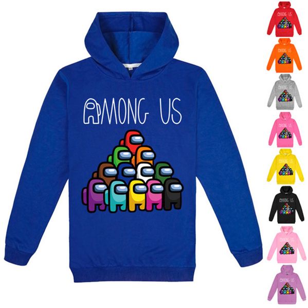 among us sweatshirts children pullover game hoodies designer t-shirt hooded sweater junior boy girl long sleeve blouse clothes g10605, Black
among us sweatshirts children pullover game hoodies designer t-shirt hooded sweater junior boy girl long sleeve blouse clothes g10605, Black