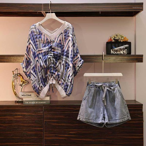 jvcake2020 summer large size women's fashion v-neck slimming denim shorts 2 piece sets womens outfits women two piece outfit1, White
jvcake2020 summer large size women's fashion v-neck slimming denim shorts 2 piece sets womens outfits women two piece outfit1, White