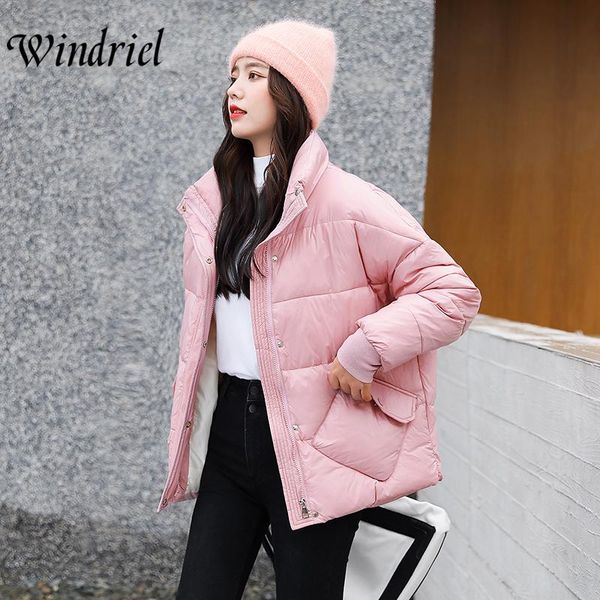 women's down & parkas autumn winter women jacket coat short big pockets casual loose parka female warm jackets solid cotton padded clot, Black
women's down & parkas autumn winter women jacket coat short big pockets casual loose parka female warm jackets solid cotton padded clot, Black