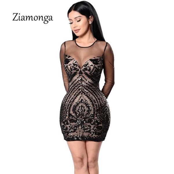 ziamonga autumn sequin dress women elegant lady black bodycon dress clubwear vintage women night club wear winter dress y200418, Black;gray
ziamonga autumn sequin dress women elegant lady black bodycon dress clubwear vintage women night club wear winter dress y200418, Black;gray