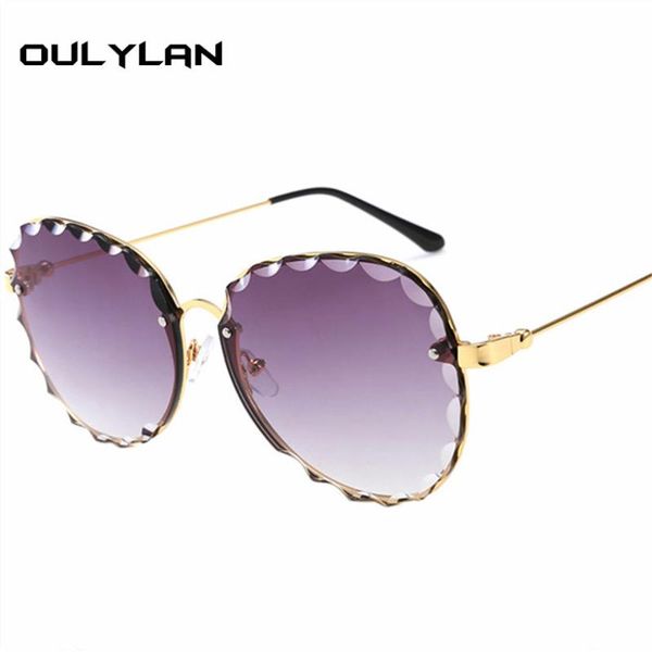 sunglasses oulylan vintage rimless women luxury diamond cutting lens gradient sun glasses retro female metal frame eyewear uv400, White;black
sunglasses oulylan vintage rimless women luxury diamond cutting lens gradient sun glasses retro female metal frame eyewear uv400, White;black