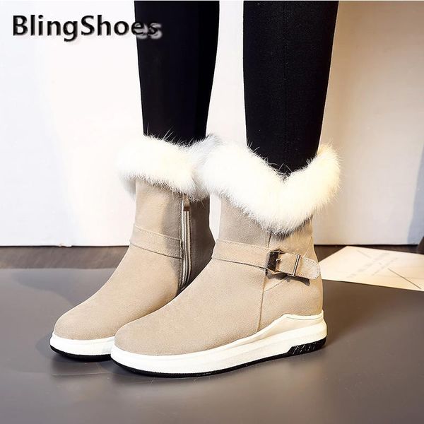 new winter women snow boots warm plush flock furry ladies mid-calf boots fashion buckle solid zipper casual outdoor ladies, Black
new winter women snow boots warm plush flock furry ladies mid-calf boots fashion buckle solid zipper casual outdoor ladies, Black