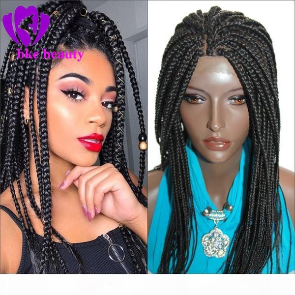 braided wig with baby hair synthetic braiding hair heat resistant black box braided synthetic lace front wig for black women
braided wig with baby hair synthetic braiding hair heat resistant black box braided synthetic lace front wig for black women