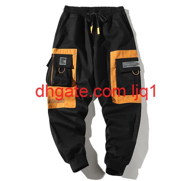 fall 2019 new multi pocket loose waist small leg casual pants for men's youth trend versatile overalls for men, Black
fall 2019 new multi pocket loose waist small leg casual pants for men's youth trend versatile overalls for men, Black