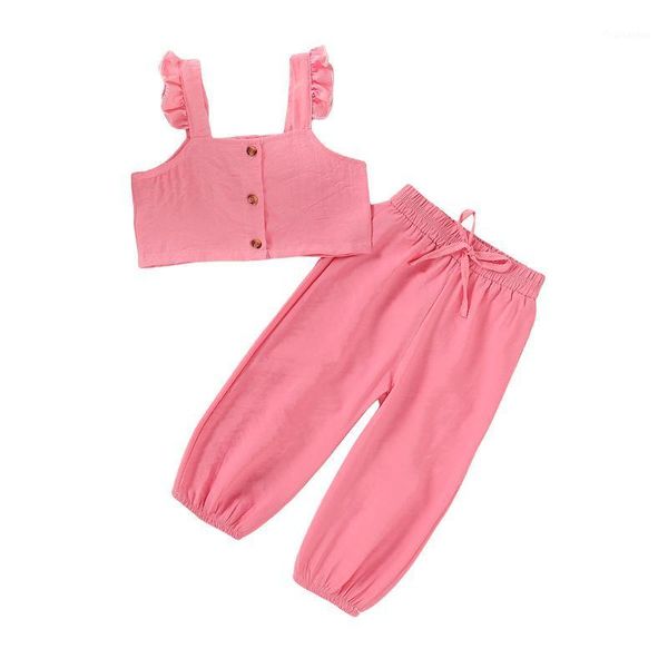 pudcoco toddler baby girl clothes solid color sleeveless strap crop button long pants 2pcs outfits clothes tracksuit1, White
pudcoco toddler baby girl clothes solid color sleeveless strap crop button long pants 2pcs outfits clothes tracksuit1, White
