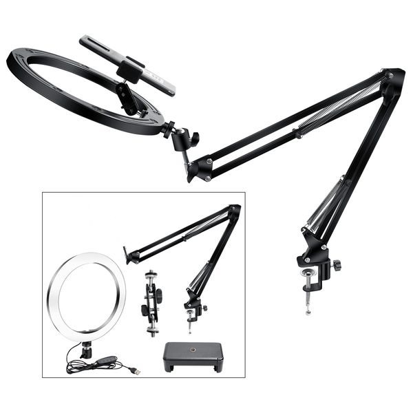 ring fill light 10 дюймов 26см кольцевая лампа 3200-5500к с рукой стенд маникюрный свет с подставкой для телефона pro студийный свет
ring fill light 10 дюймов 26см кольцевая лампа 3200-5500к с рукой стенд маникюрный свет с подставкой для телефона pro студийный свет