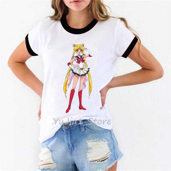 sailor moon shirt women harajuku kawaii clothes female anime cartoon print t-shirt summer tee shirt femme vogue t shirt, White
sailor moon shirt women harajuku kawaii clothes female anime cartoon print t-shirt summer tee shirt femme vogue t shirt, White