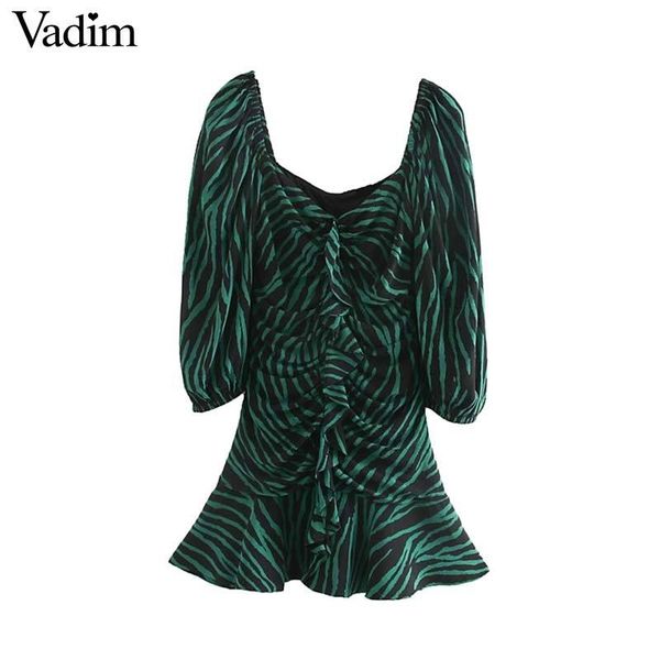 vadim women chic zebra print mini dress v neck three quarter sleeve side zipper pleated animal pattern wild dresses qc895 y200103, White;black
vadim women chic zebra print mini dress v neck three quarter sleeve side zipper pleated animal pattern wild dresses qc895 y200103, White;black
