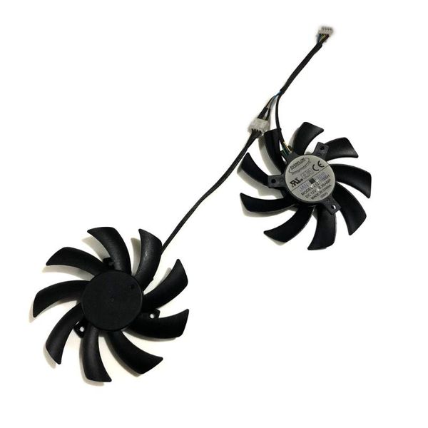 2pcs/set 90mm(85mm) t127010sh 0.35a dc 12v 40mm*3 moungting holes pitch gpu vga cooler fan for graphics cards cooling
2pcs/set 90mm(85mm) t127010sh 0.35a dc 12v 40mm*3 moungting holes pitch gpu vga cooler fan for graphics cards cooling