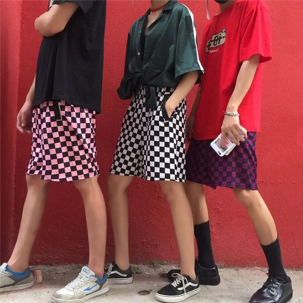 retro style black white checkerboard shorts fashion street women ins 3 colors harajuku hiphop street cotton, White;black
retro style black white checkerboard shorts fashion street women ins 3 colors harajuku hiphop street cotton, White;black