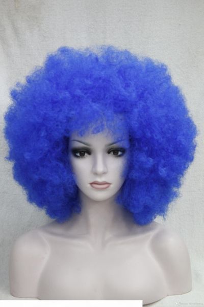 dark blue curly afro wig circus clown fancy dress football sport supporter wigs, Black
dark blue curly afro wig circus clown fancy dress football sport supporter wigs, Black