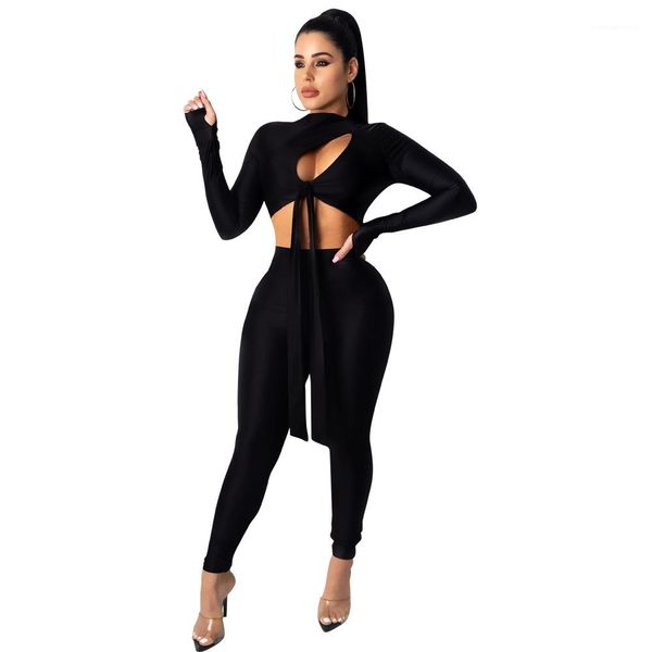 out bandge set autumn fashion casual tracksuits female clothing womens two piece pants long sleeve solid color hollow, Gray
out bandge set autumn fashion casual tracksuits female clothing womens two piece pants long sleeve solid color hollow, Gray