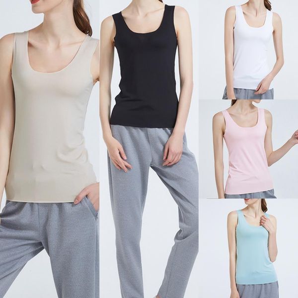 2019 summer women's sleeveless camisole tank solid color seamless t-shirt vest female casual bottoming camis tee shirt, White
2019 summer women's sleeveless camisole tank solid color seamless t-shirt vest female casual bottoming camis tee shirt, White