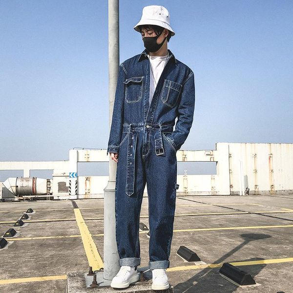 men's jeans firmranch men/women vintage dad jumpsuit pants&jackets ins american casual straight long denim coverall siamese trousers, Blue
men's jeans firmranch men/women vintage dad jumpsuit pants&jackets ins american casual straight long denim coverall siamese trousers, Blue