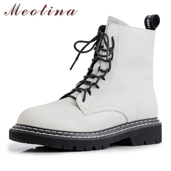 meotina winter motorcycle boots women boots zipper thick heels ankle boots lace up round toe shoes lady autumn black size 34-39 t200425
meotina winter motorcycle boots women boots zipper thick heels ankle boots lace up round toe shoes lady autumn black size 34-39 t200425