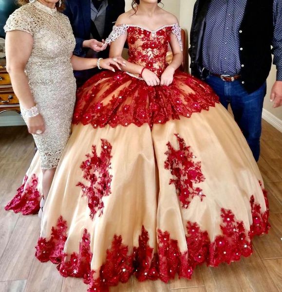 red lace quinceanera dresses robes de mariée sirène off shoulder rhinestones princess party dress sweet 16 prom dresses girls p125, Blue;red
red lace quinceanera dresses robes de mariée sirène off shoulder rhinestones princess party dress sweet 16 prom dresses girls p125, Blue;red