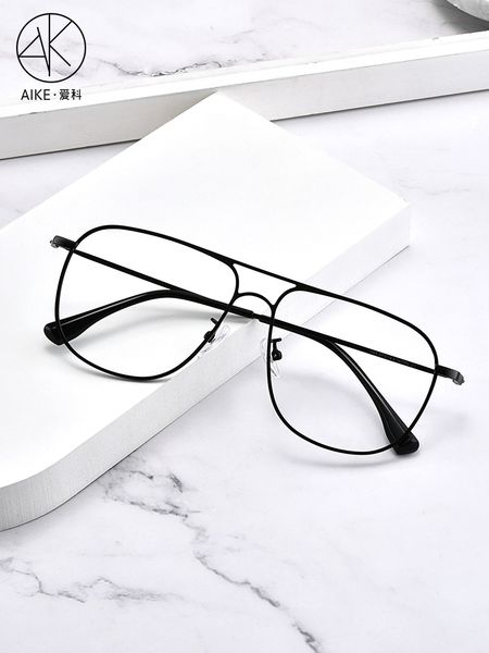 pure titanium double beam myopic big fat face ultra trend pilot spectacle frame male anti blue light glasses female
pure titanium double beam myopic big fat face ultra trend pilot spectacle frame male anti blue light glasses female