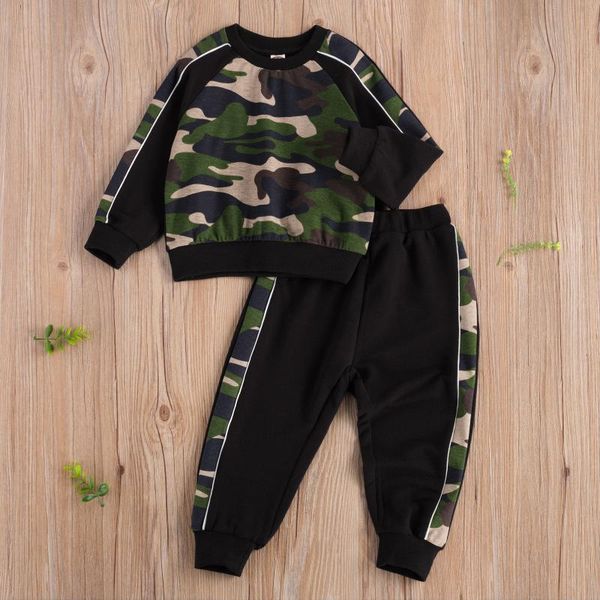 spring autumn 2 pcs camouflage print outfits, baby long sleeve round neck pullover + trousers, White
spring autumn 2 pcs camouflage print outfits, baby long sleeve round neck pullover + trousers, White
