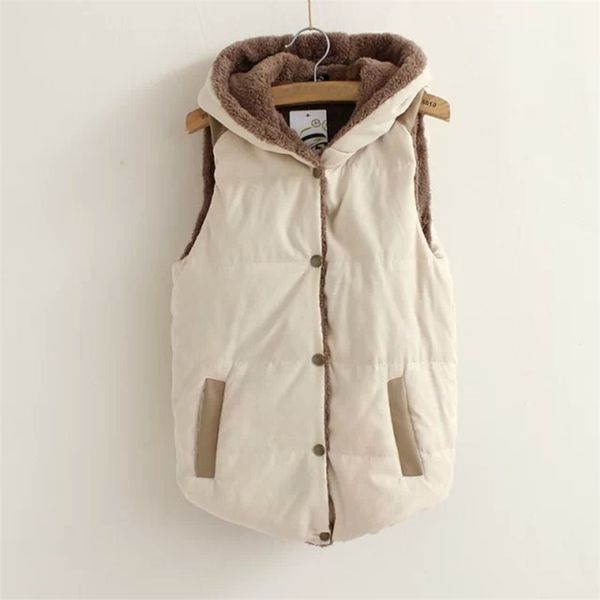 coral fleece hooded thicken women vest jacket patchwork leather sleeveless with buttons waistcoat female autumn winter coat 201214, Black;white
coral fleece hooded thicken women vest jacket patchwork leather sleeveless with buttons waistcoat female autumn winter coat 201214, Black;white