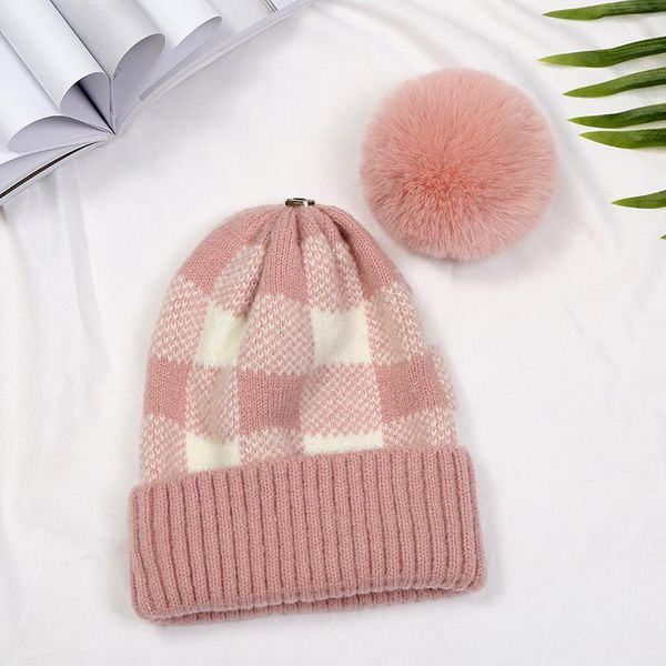 beanie/skull caps unique removable pompom lattice hats beanie for women female cute fur ball winter warm knitted hat skullies beanies bonnet, Blue;gray 
beanie/skull caps unique removable pompom lattice hats beanie for women female cute fur ball winter warm knitted hat skullies beanies bonnet, Blue;gray