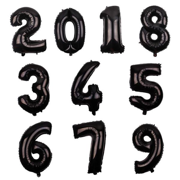 30 inches black number foil balloons digit helium ballons birthday party wedding decor air baloons event party supplies bbyqwf
30 inches black number foil balloons digit helium ballons birthday party wedding decor air baloons event party supplies bbyqwf