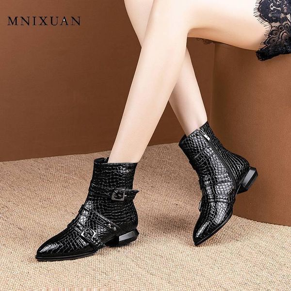 boots mnixuan handmade classics women shoes ankle 2021 spring pointed toe snake print boot rivet western booties big size 401, Black
boots mnixuan handmade classics women shoes ankle 2021 spring pointed toe snake print boot rivet western booties big size 401, Black