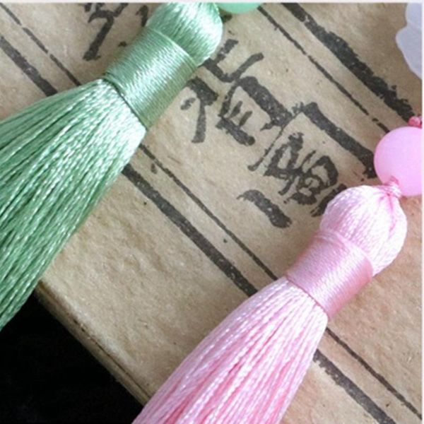 5pc jade beads long braid tassel diy pendant jewelry bracelet car keys making fringe trim craft tassels sewing accessories h jllcek 
5pc jade beads long braid tassel diy pendant jewelry bracelet car keys making fringe trim craft tassels sewing accessories h jllcek