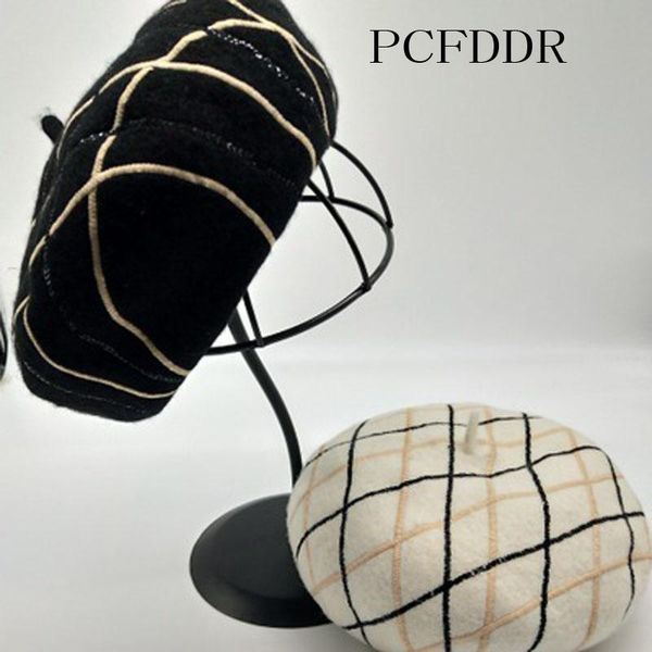 berets pcfddr winter beret plaid sequined mushroom hat fashion pumpkin sweet chic japanese and korean lady style., Blue;gray
berets pcfddr winter beret plaid sequined mushroom hat fashion pumpkin sweet chic japanese and korean lady style., Blue;gray