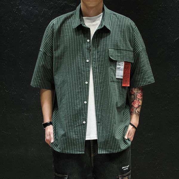 men s loose plaid shirt casual jacket student shirt plaid short sleeve shirt spring and autumn loose color male, White;black
men s loose plaid shirt casual jacket student shirt plaid short sleeve shirt spring and autumn loose color male, White;black