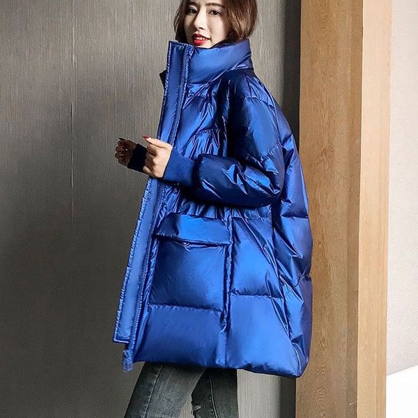 ladies 2021 lining new cotton parka women big pockets loose autumn winter turtlenecks high outward women's coat rltp, Black 
ladies 2021 lining new cotton parka women big pockets loose autumn winter turtlenecks high outward women's coat rltp, Black