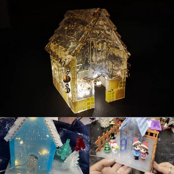 1 set clear christmas house эпоксидная смола формы елка для diy эпоксидной смолы литейной формы силиконовые изделия ремесла изготовление sqc
1 set clear christmas house эпоксидная смола формы елка для diy эпоксидной смолы литейной формы силиконовые изделия ремесла изготовление sqc