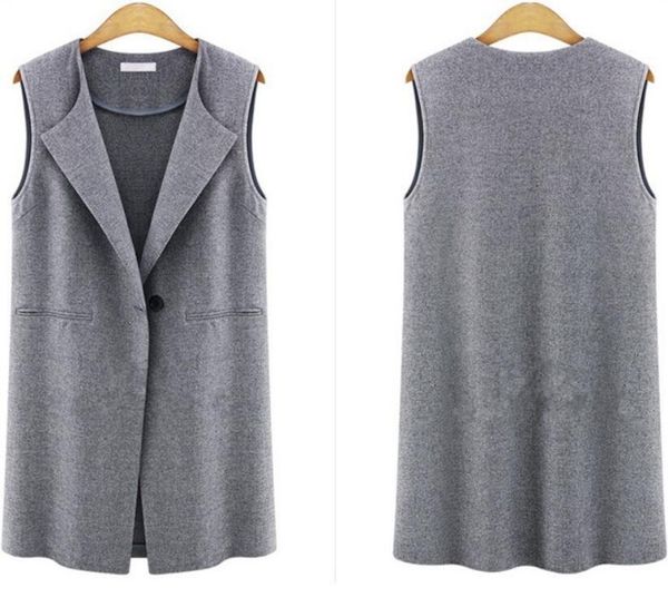 women's vests waistcoat big size jacket lapel long vest one button sleeveless blouse female autumn and winter, Black;white
women's vests waistcoat big size jacket lapel long vest one button sleeveless blouse female autumn and winter, Black;white