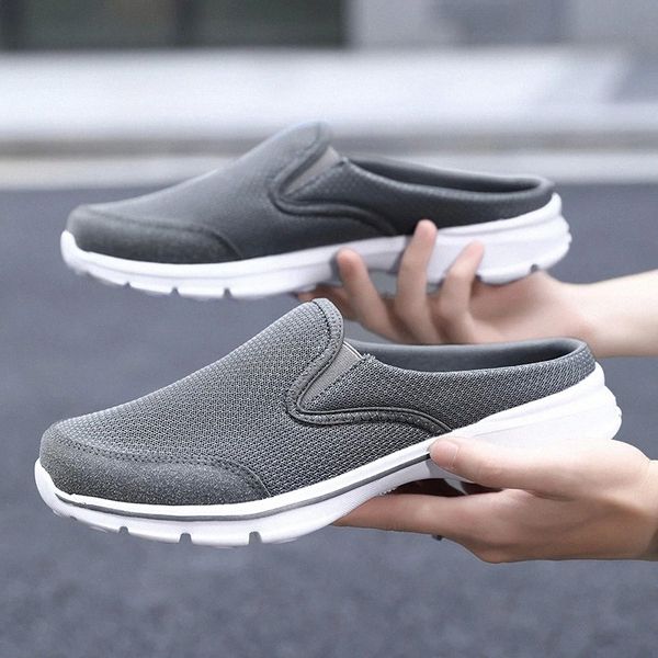 ywygmz shoes new summer trend mesh breathable mens half shoes slip on black half slippers male footwear large size 39-48 #sg3v
ywygmz shoes new summer trend mesh breathable mens half shoes slip on black half slippers male footwear large size 39-48 #sg3v