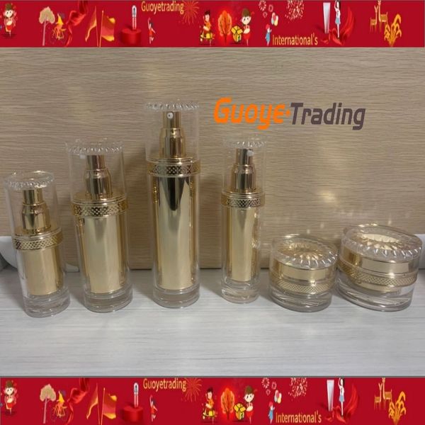 acrylic bottle cosmetic essence cream bottle 120ml 80ml 60ml 30ml 50g 30g golden cosmetic packaging bottles advanced factory directly supply
acrylic bottle cosmetic essence cream bottle 120ml 80ml 60ml 30ml 50g 30g golden cosmetic packaging bottles advanced factory directly supply