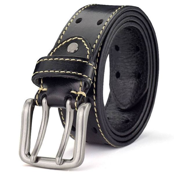 men's leather double prong belt new leather belts for men classic double row hole belt universal hollowed out belt jeans 201111, Black;brown
men's leather double prong belt new leather belts for men classic double row hole belt universal hollowed out belt jeans 201111, Black;brown
