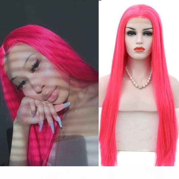 quinlux wigs synthetic hair pink long straight wig for women lace front wigs heat resistant fiber natural hairline african hair, Black
quinlux wigs synthetic hair pink long straight wig for women lace front wigs heat resistant fiber natural hairline african hair, Black