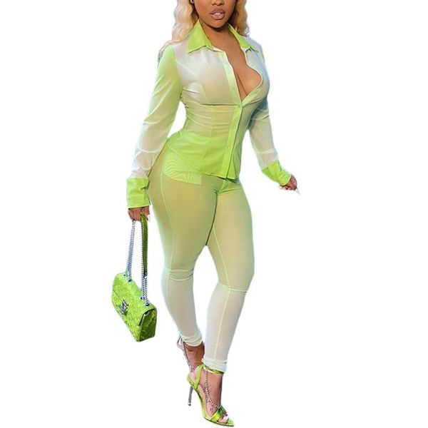 women's tracksuits dewadbow gradient painting outfits women streetwear spring 2021 button up shirts and long zipper pants elegant sweat, Gray
women's tracksuits dewadbow gradient painting outfits women streetwear spring 2021 button up shirts and long zipper pants elegant sweat, Gray