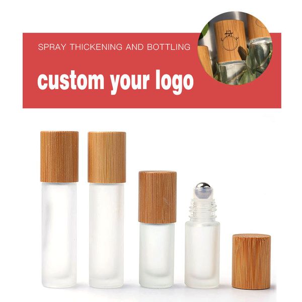 5 10 15ml frosted clear roll on glass bottle with bamboo cap 1/2 oz roller ball perfume essential oil bottles custom logo
5 10 15ml frosted clear roll on glass bottle with bamboo cap 1/2 oz roller ball perfume essential oil bottles custom logo