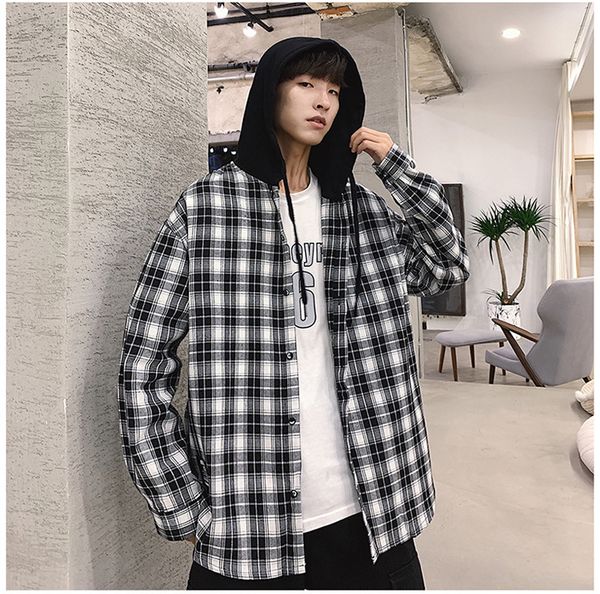 2021 the new men's fashionable long-sleeve plaid cotton shirt snug breathable male black 5xl dr4v, White;black
2021 the new men's fashionable long-sleeve plaid cotton shirt snug breathable male black 5xl dr4v, White;black