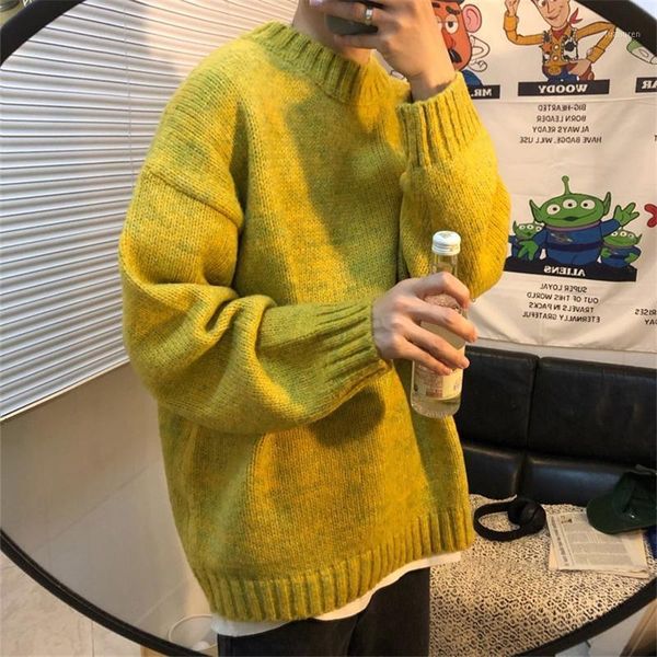 korean style sweater sweater loose fashion pullover winter knitted oversized harajuku pull hiver men's clothing db60my1, White;black
korean style sweater sweater loose fashion pullover winter knitted oversized harajuku pull hiver men's clothing db60my1, White;black