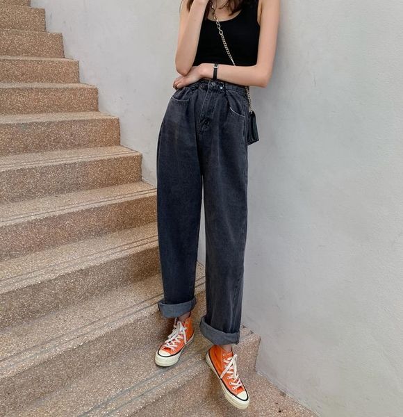 women's jeans women for fashion straight loose boyfriend chic full length high waist casual cotton jean female denim pants wj125, Blue
women's jeans women for fashion straight loose boyfriend chic full length high waist casual cotton jean female denim pants wj125, Blue