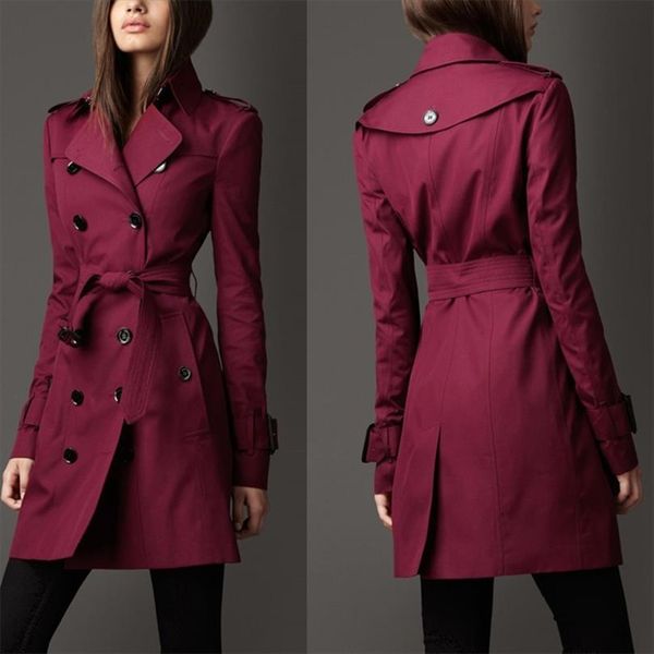 fashion trench coat for women autumn double breasted womens long coat classic casual office lady business outwear, Tan;black
fashion trench coat for women autumn double breasted womens long coat classic casual office lady business outwear, Tan;black