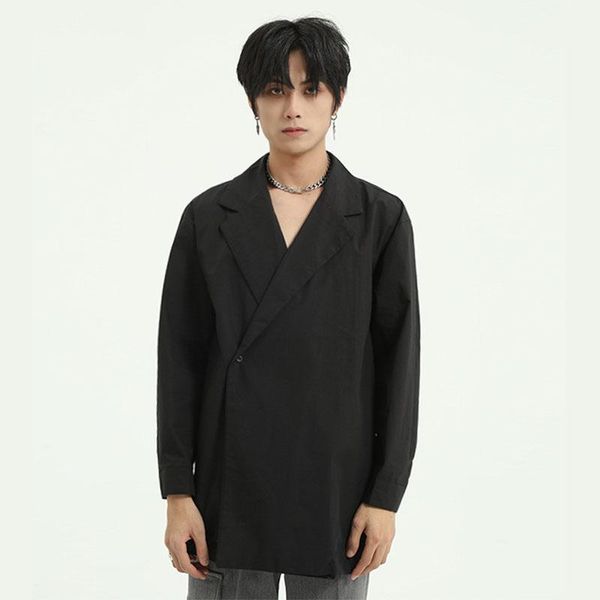 men japan korea style a button casual long sleeve shirts male harajuku streetwear fashion loose shirt1, White;black
men japan korea style a button casual long sleeve shirts male harajuku streetwear fashion loose shirt1, White;black