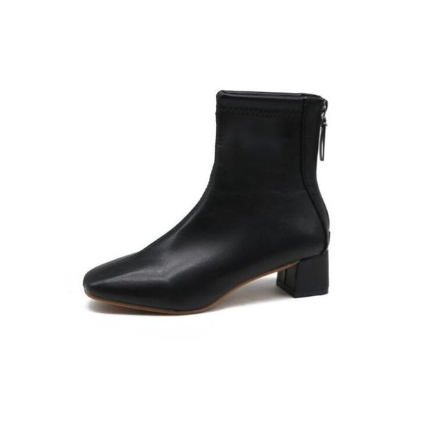 boots 2021 autumn winter square toe all-match plus velvet mid-heel thin british style thick heel short women, Black
boots 2021 autumn winter square toe all-match plus velvet mid-heel thin british style thick heel short women, Black