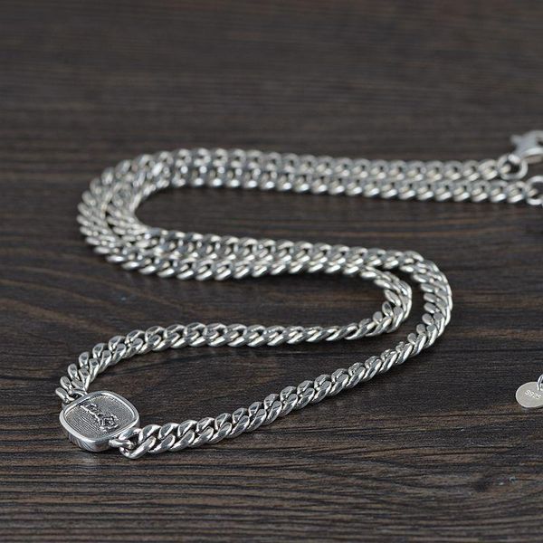 s925 silver thai silver retro to do the old men and women lucky chain wholesale lobster clasp tanks chain necklace
s925 silver thai silver retro to do the old men and women lucky chain wholesale lobster clasp tanks chain necklace